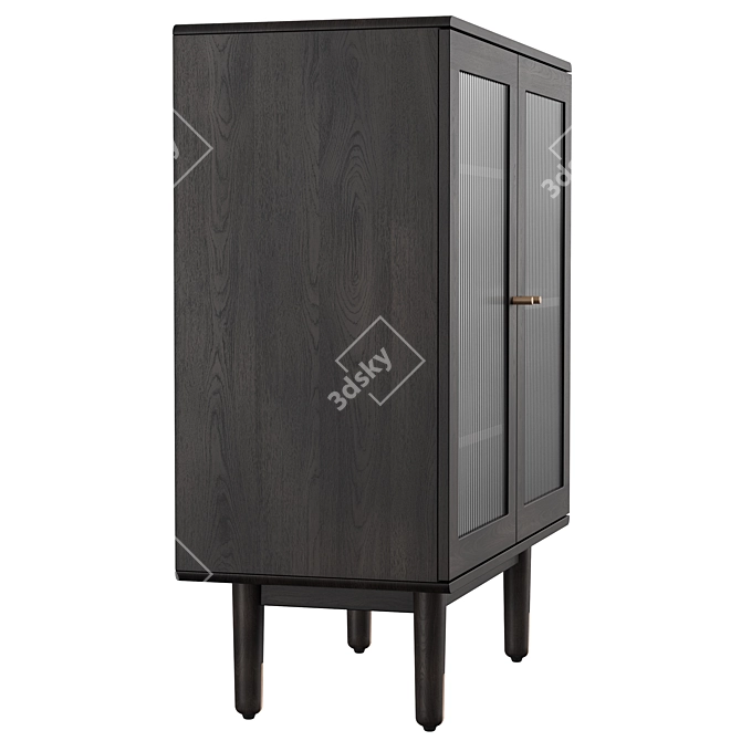 Naomi Showcase Cabinet by Dantone Home 3D model image 3