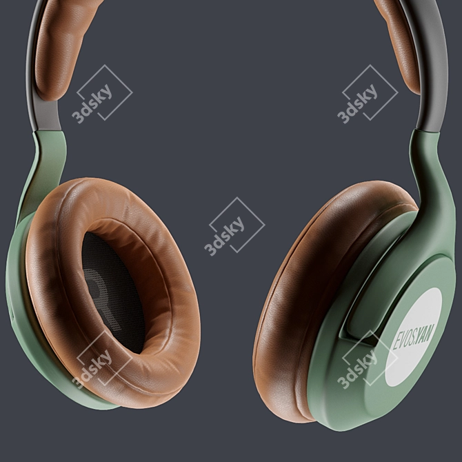 Premium 2016 Headphone 3D Model 3D model image 5