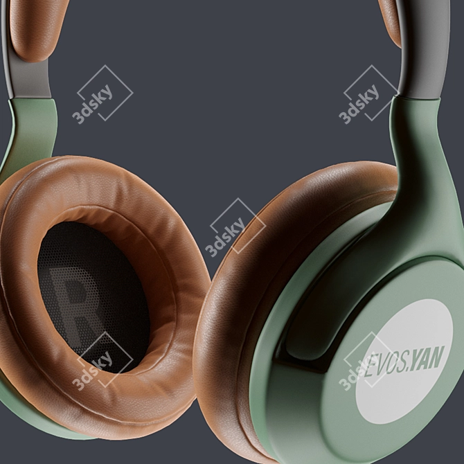 Premium 2016 Headphone 3D Model 3D model image 6