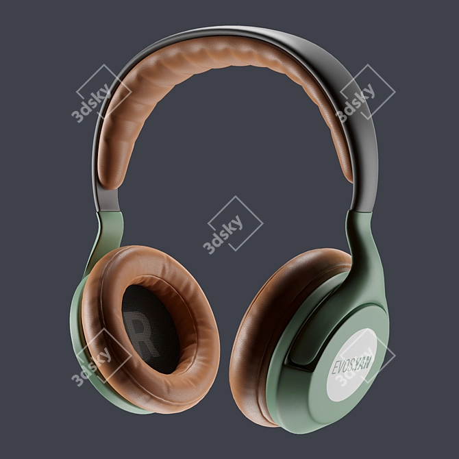 Premium 2016 Headphone 3D Model 3D model image 8