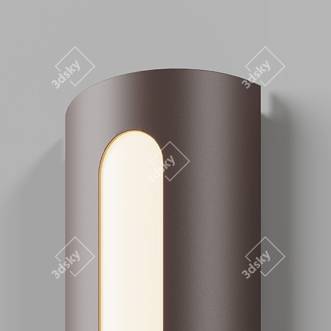 Modern Elegance LED Outdoor Sconce 3D model image 4