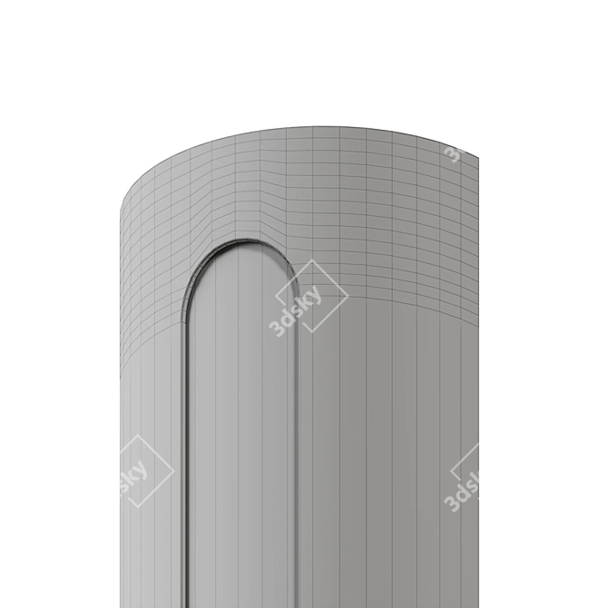 Modern Elegance LED Outdoor Sconce 3D model image 6