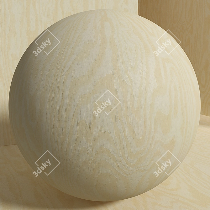 Seamless Wood Plywood Texture Pack 3D model image 5