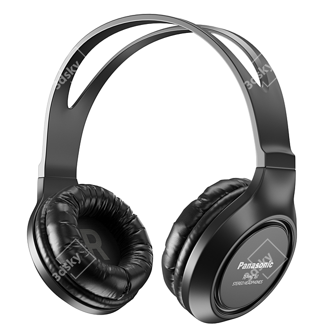 Corona Ready Headphone 2 Model 3D model image 1