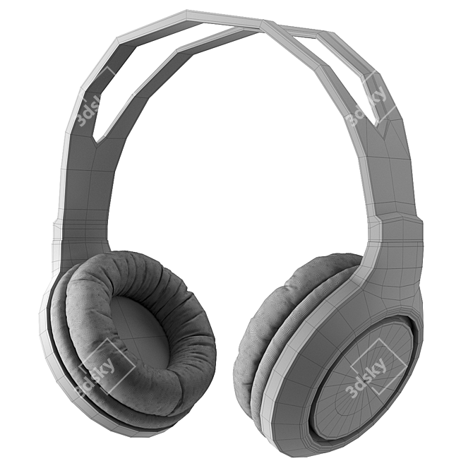 Corona Ready Headphone 2 Model 3D model image 7