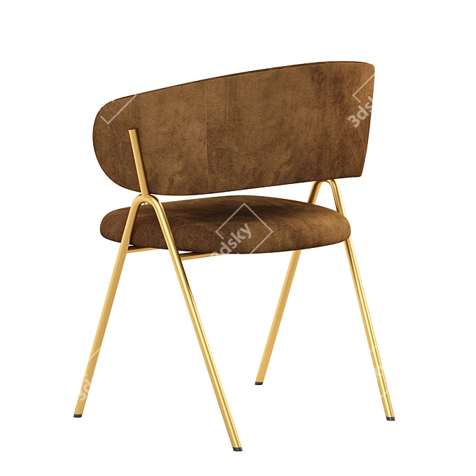 Quinti Sedute KEIRA Modern Chair 3D model image 2