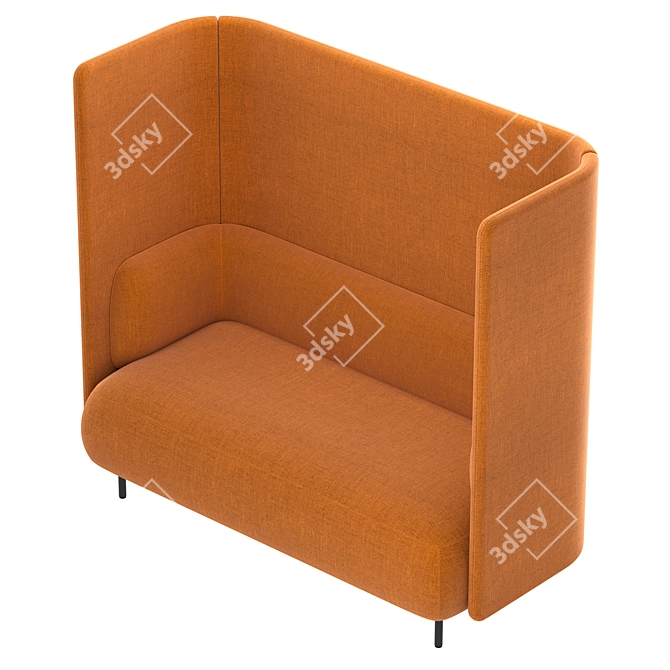 Elegant Office Sofa by Pedrali 3D model image 3