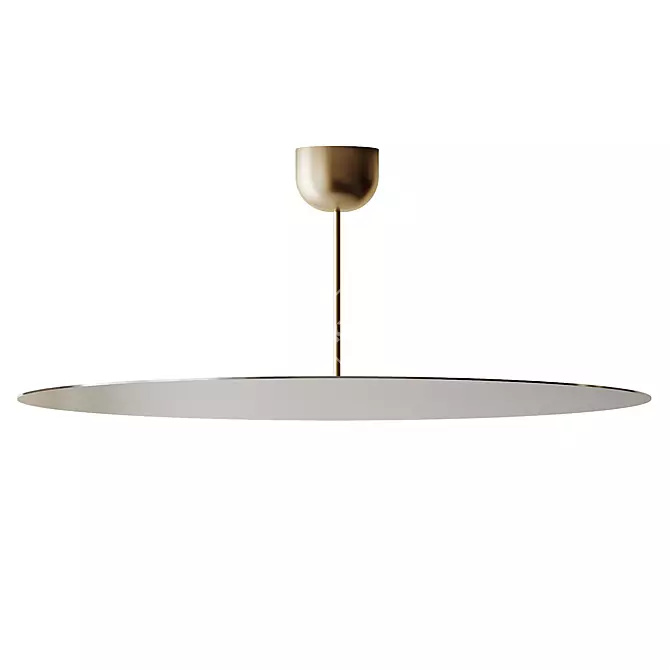 Modern Steel Pendant Lamp LUCEPLAN 3D model image 1