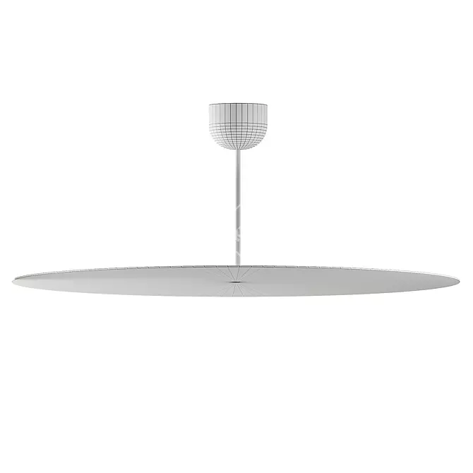 Modern Steel Pendant Lamp LUCEPLAN 3D model image 3