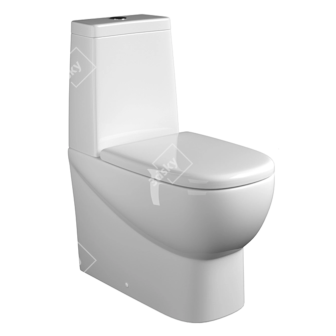 Infinity Rimless WC, 3D Download 3D model image 11