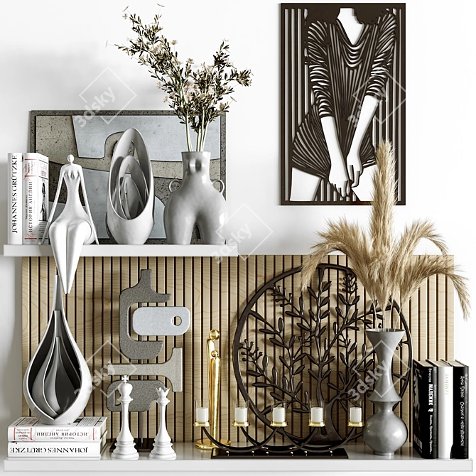 Elegant Decor Set 2015 3D model image 1