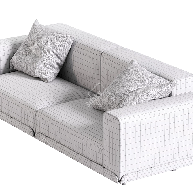  Modern Arflex Claudine L Sofa 3D model image 3