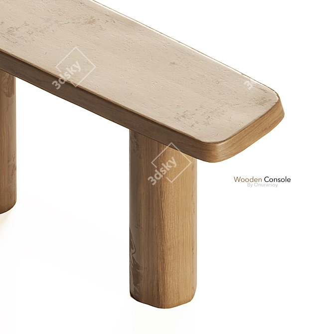 Jake Arnold Winslow Console Table 3D model image 3