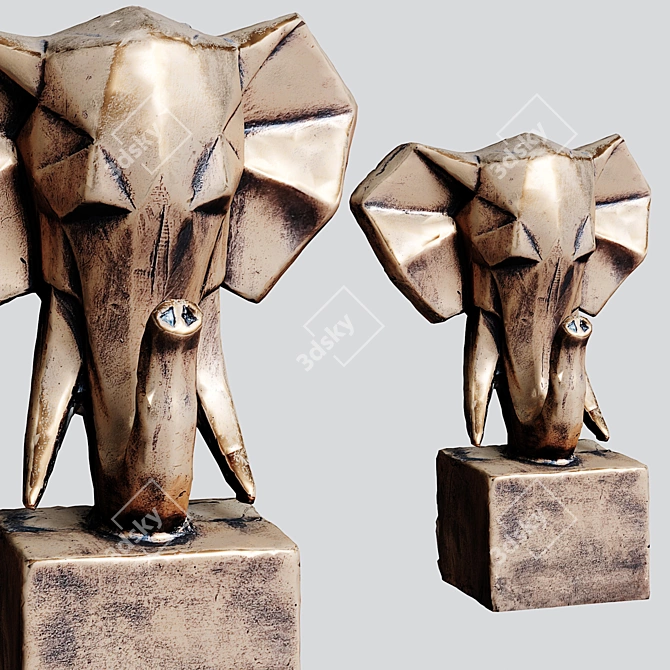 High-Quality Sculpture 3D Model 3D model image 2