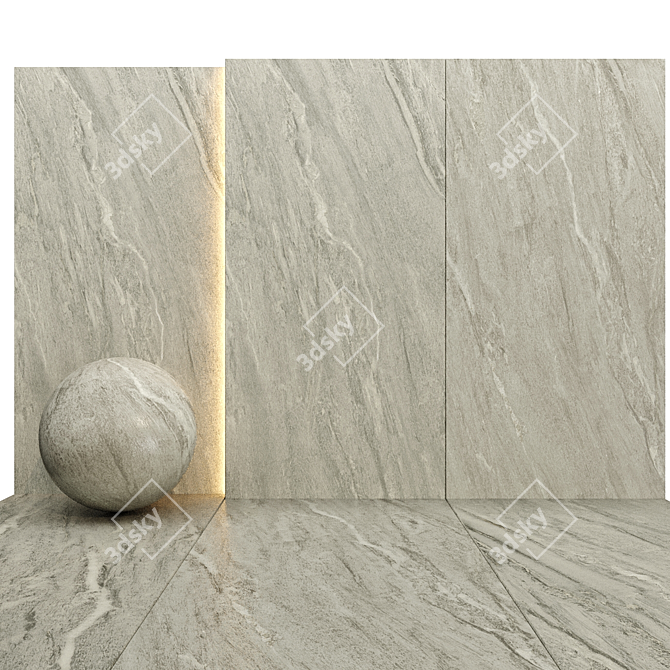 Luxury Marble Texture Set 017 3D model image 3