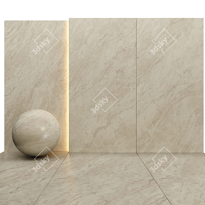 Luxury Marble Texture Set 017 3D model image 5