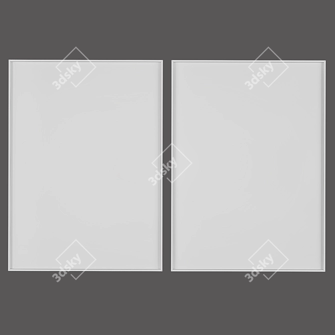 Modern Abstract Art 3D Model 3D model image 5