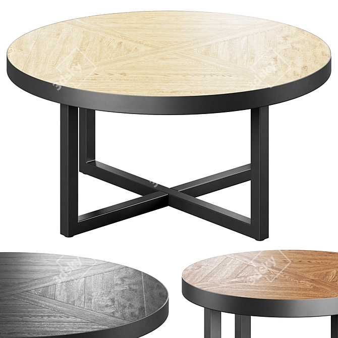 Dillwyn Coffee Tables Set 3D model image 2