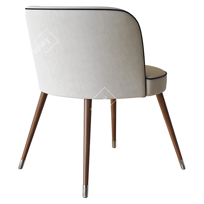  Sweet Treat Wooden Lounge Chair 3D model image 3