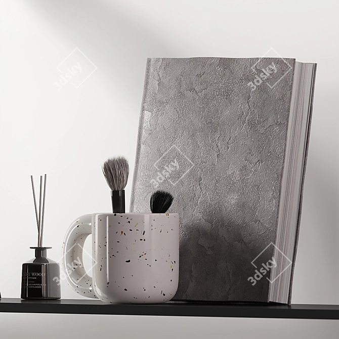 Elegant Home Decor Set 3D model image 3