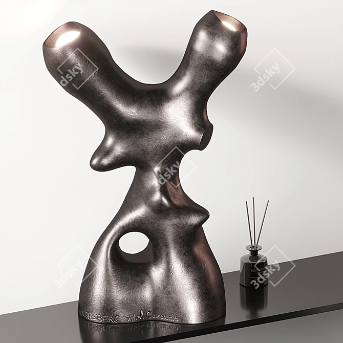 Elegant Home Decor Set 3D model image 4