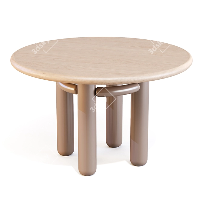 KAI Dining Table: Elegant Craftsmanship 3D model image 7