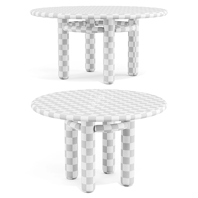 KAI Dining Table: Elegant Craftsmanship 3D model image 11