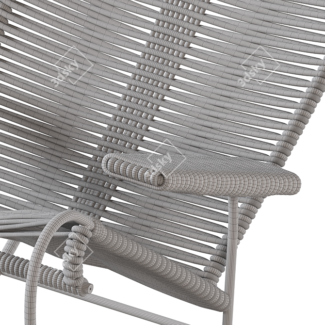 Acapulco Rocker Outdoor Lounge Chair 3D model image 4