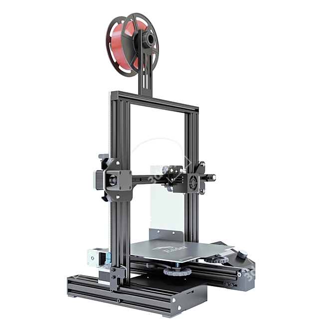 Precise 3D Printer for Upgrades 3D model image 4