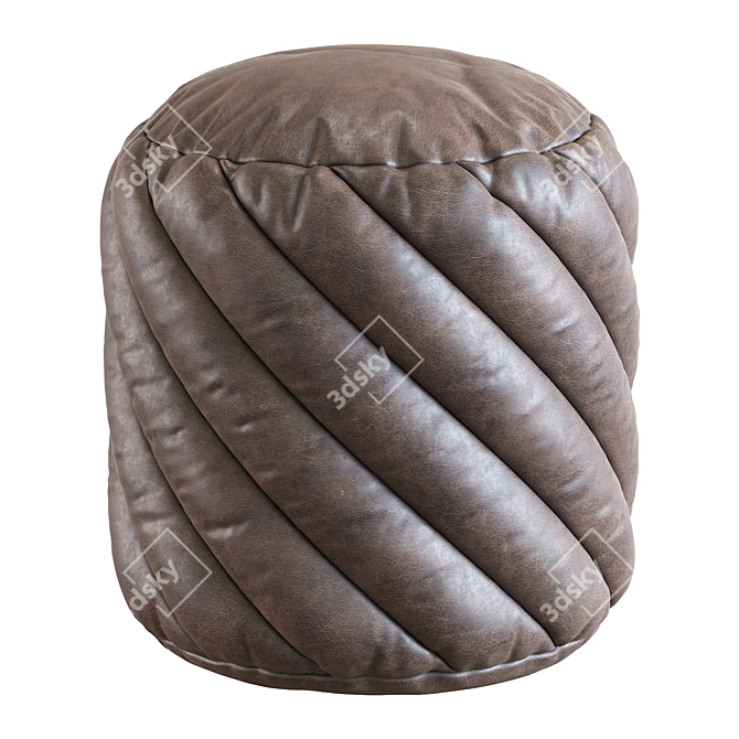 Modern Pouf N_22 Furniture Design 3D model image 1