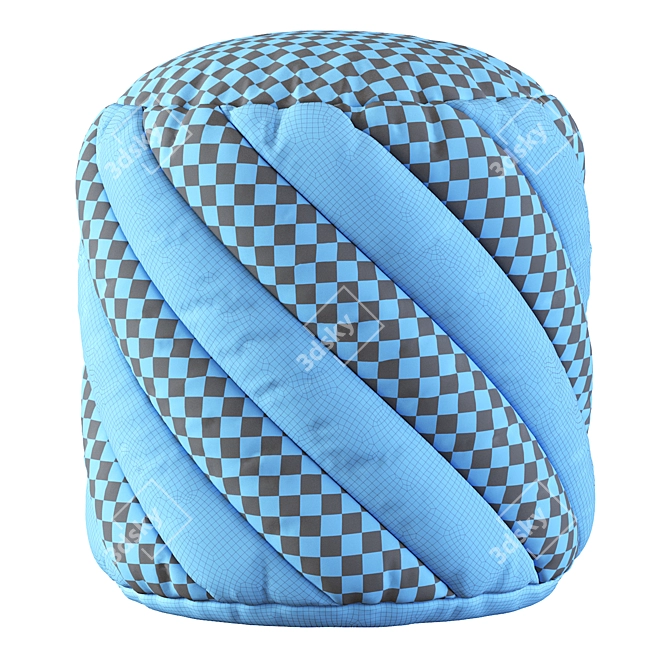 Modern Pouf N_22 Furniture Design 3D model image 7