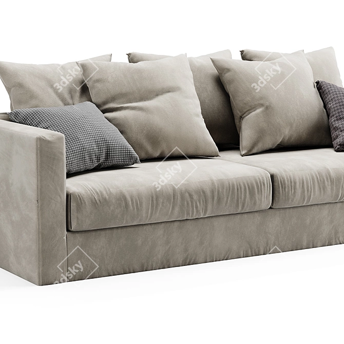 Modern 3D Sofa Model 2015 3D model image 3