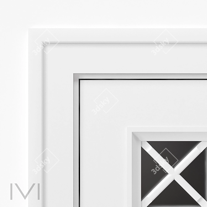Paris Series Interior Doors 3D model image 2
