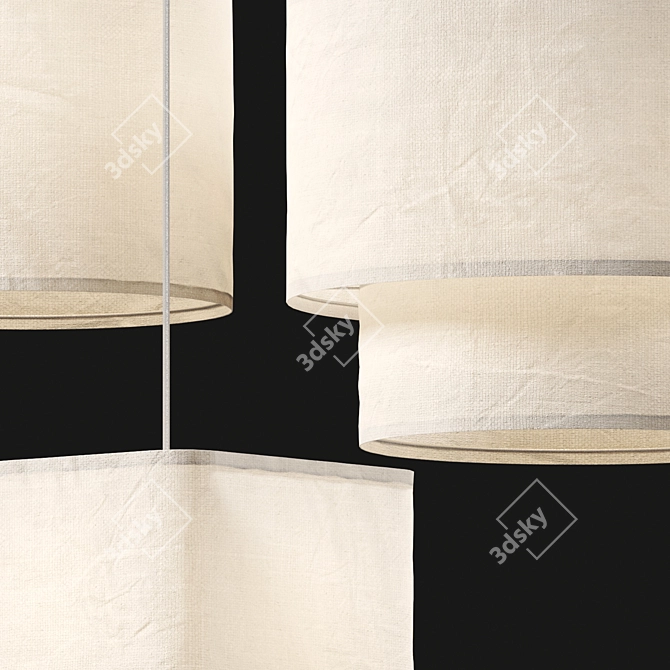 Thade Fabric Homeware Set 3D model image 3