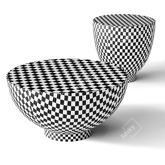 Frode Nesting Side Table 3D model image 2