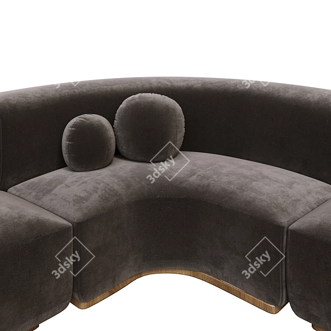 Bjorn Collection Corona Sofa 3D model image 4