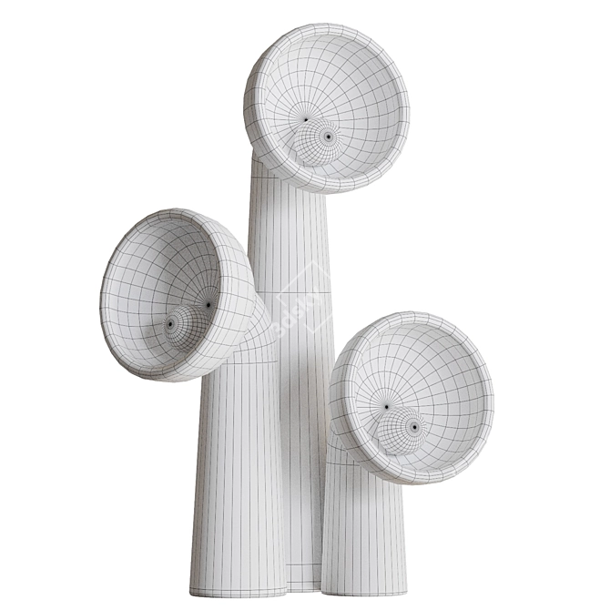 Sleek Yakusha Floor Lamp 3D model image 7