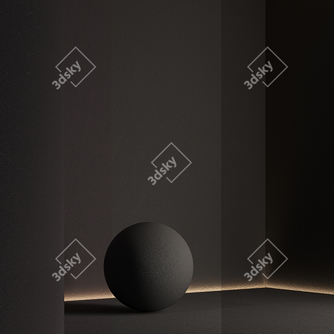 Seamless Texture Concrete Paint Set 3D model image 6