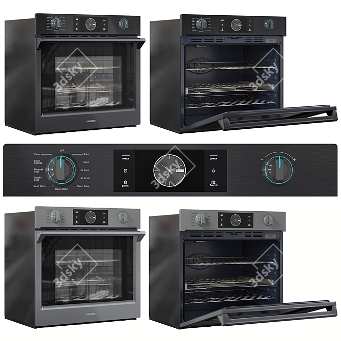 Samsung Kitchen Appliance Collection 3D model image 6