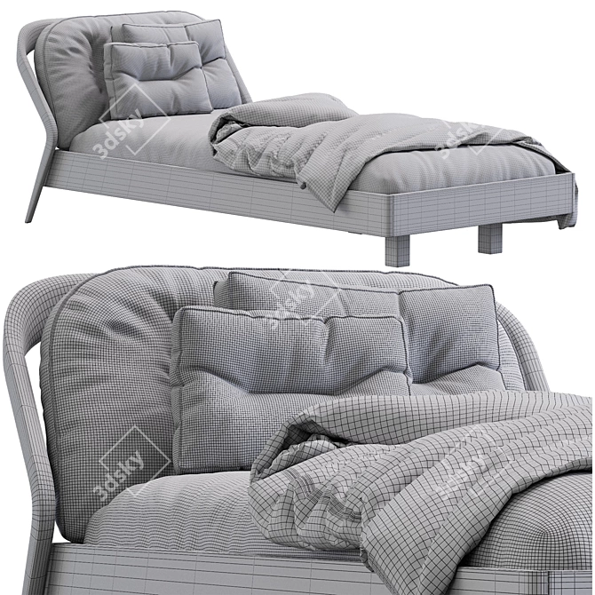 ZEITRAUM FRIDAY NIGHT Design Sofa 3D model image 6