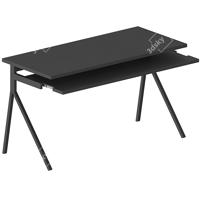 Modern Bludot Desk 51 Render 3D model image 2
