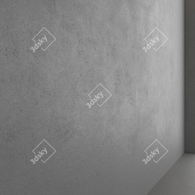 High-Quality Decorative Plaster 3D model image 6