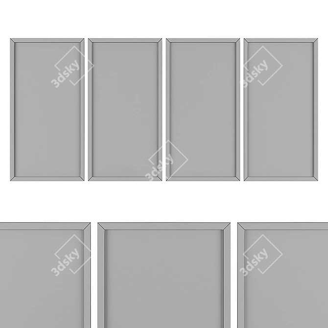 Art Collection with 3D Models 3D model image 4