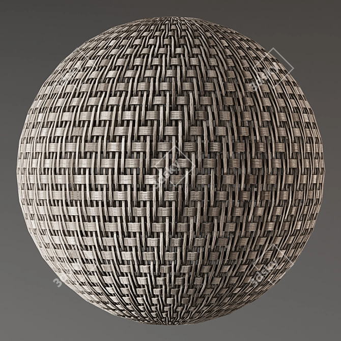 Rattan Weaving Material Pack 3D model image 3