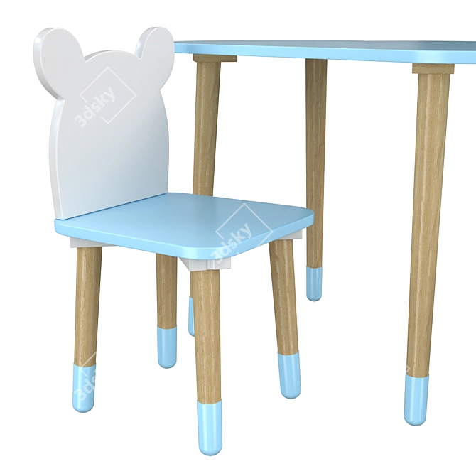 Kids Furniture Set Dimdom Kids 3D model image 3