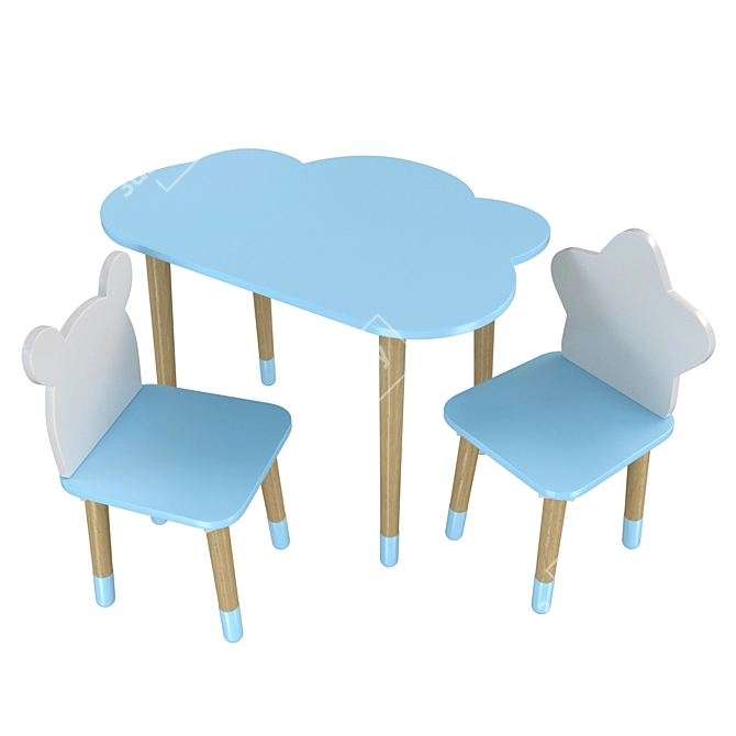 Kids Furniture Set Dimdom Kids 3D model image 5