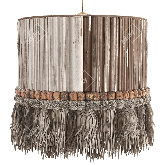 Boho Pendant Lamp Collection 3D model image 1