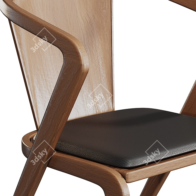 Lusitanian Roots Dining Chair 3D model image 5