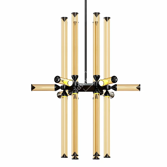 Contemporary LED Ceiling Light 3D model image 2