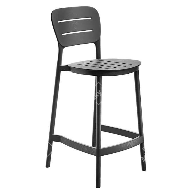 Outdoor Morella Bar Stool 3D model image 1